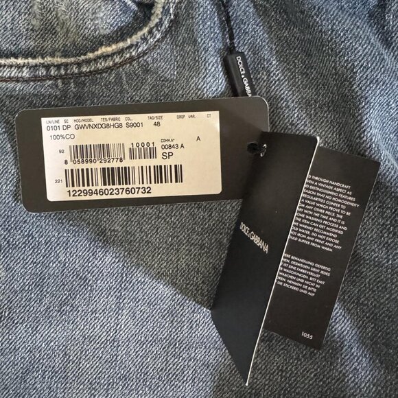Dolce & Gabbana Designer Jeans – Size 48 IT / 32 US – New With Tags Retail $895 - Picture 8 of 11